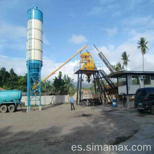 Estación de mezcla de concreto del sitio de construcción HZS35